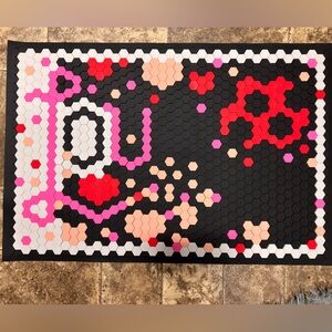 Large letterfolk customizable tile mat rug and tiles